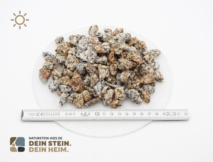 Granit Splitt grau/gelb 8/16