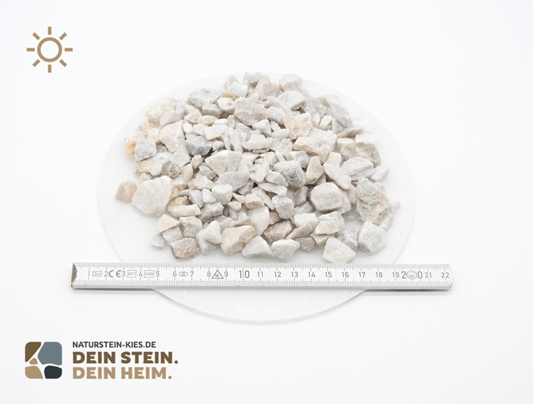 Marmor Splitt weiß 7/15