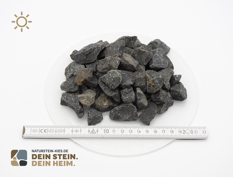 Basalt Schotter schwarz 45/56