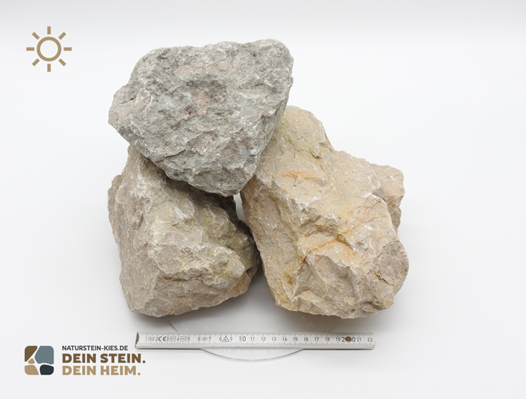 Jura Felsen gelblich/grau 100/200