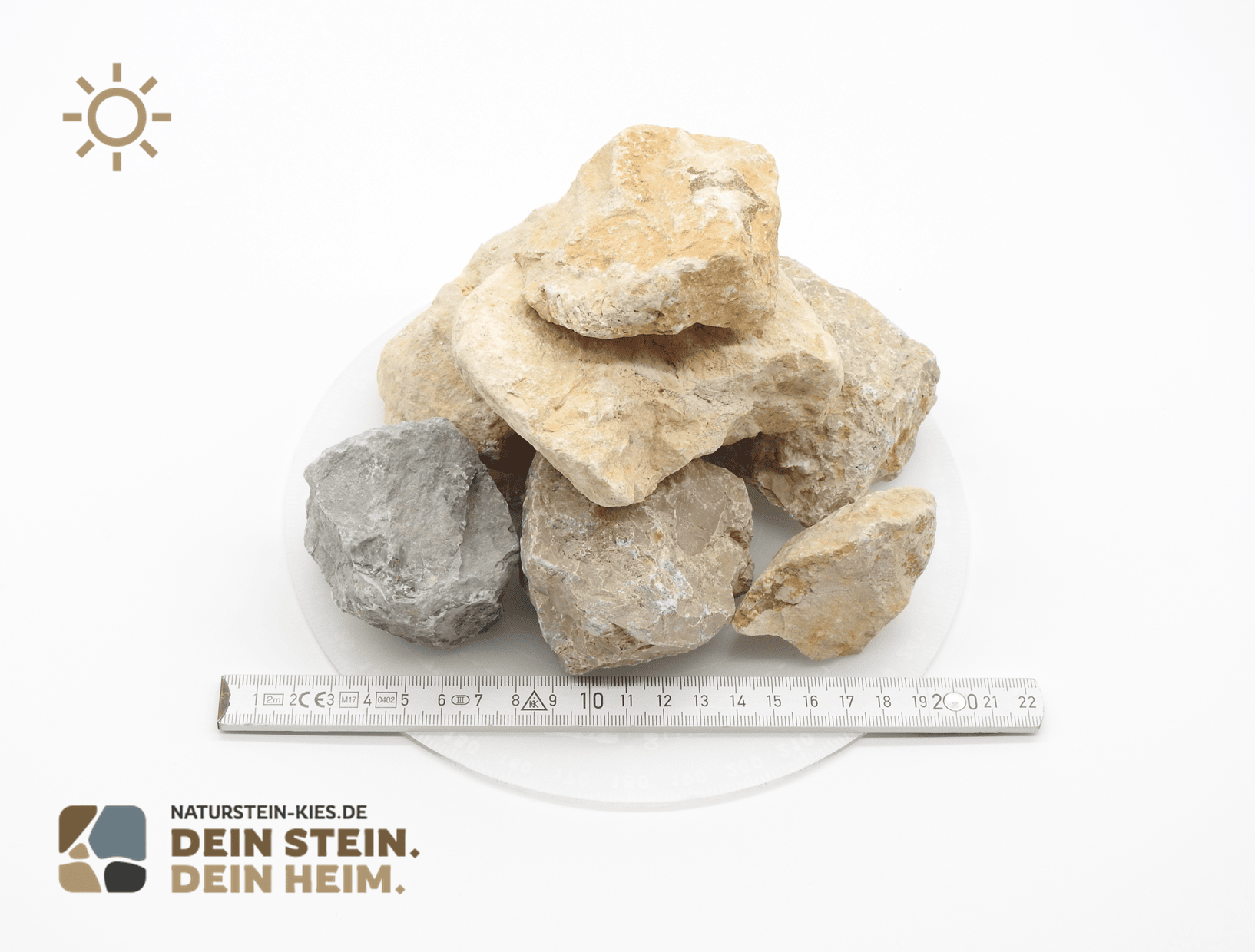 Jura Schotter gelblich/grau 56/120