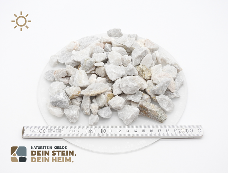 Marmor Splitt weiß 16/22